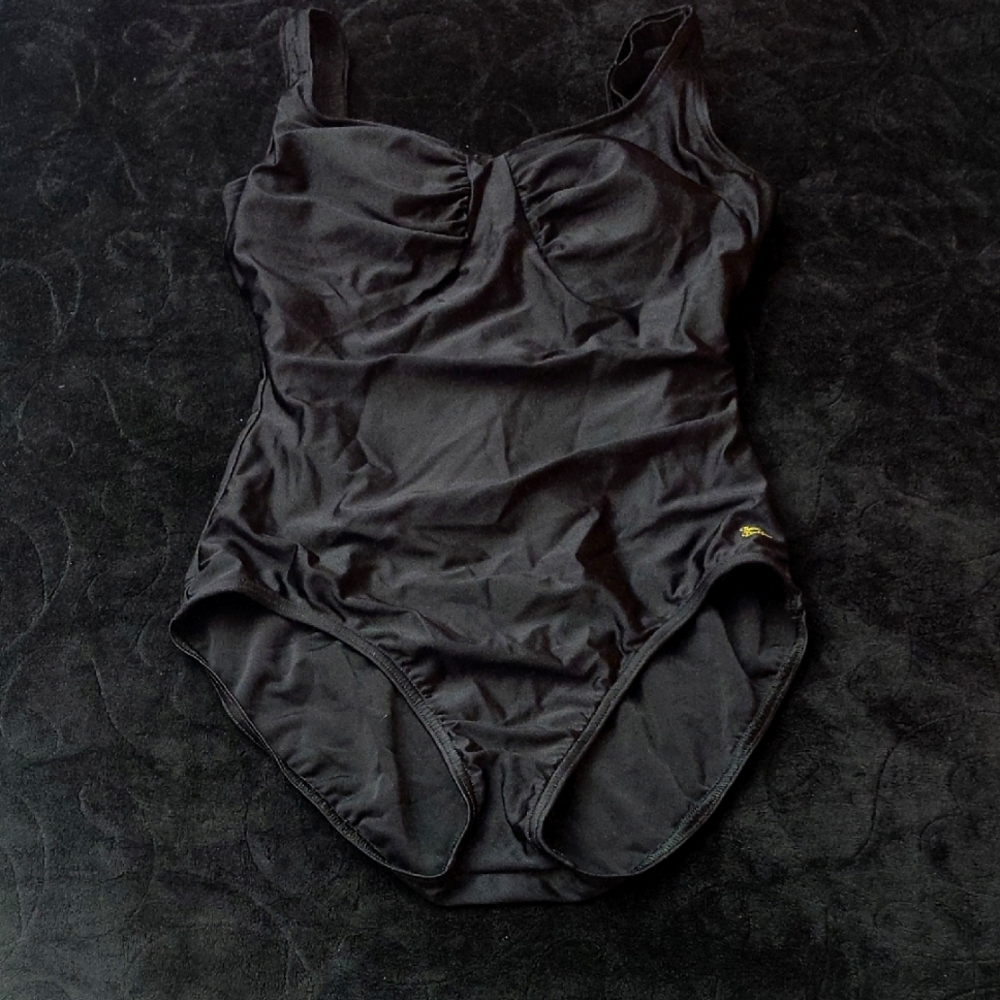 Elegant Black Women's SWIMSUIT BRIAN ROCKFORD ***VINTAGE*** SWIMWEAR
